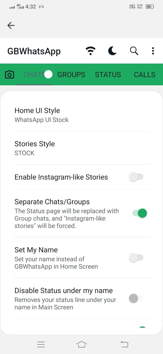Larger File Sharing GB WhatsApp screenshot