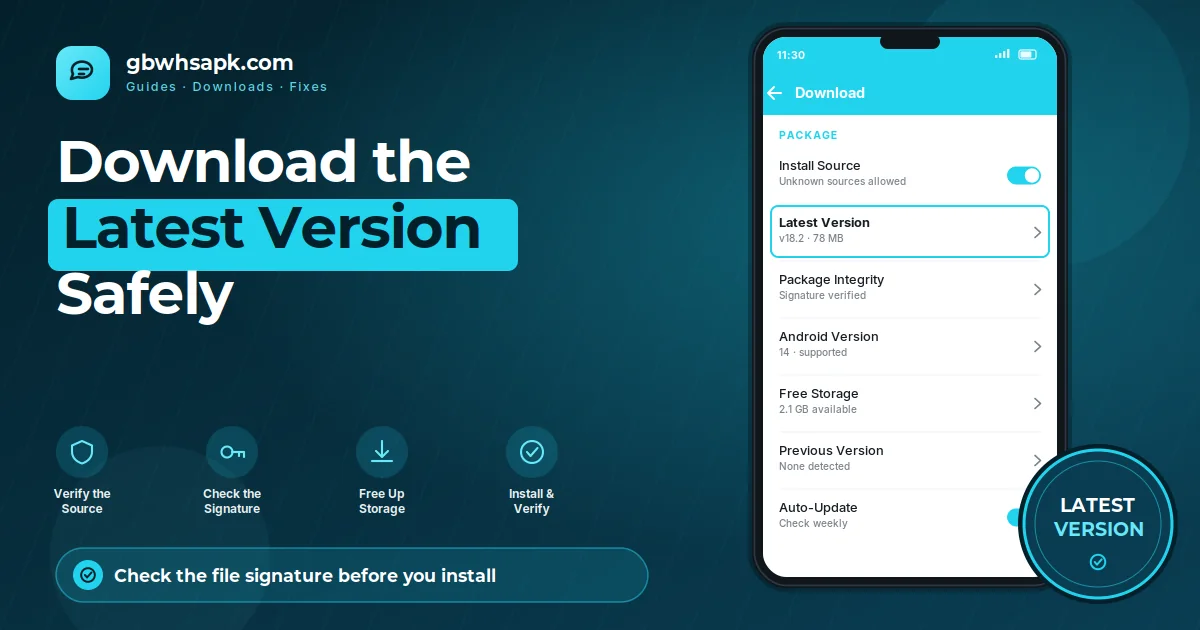 GB WhatsApp APK Download Versi Terbaru featured visual