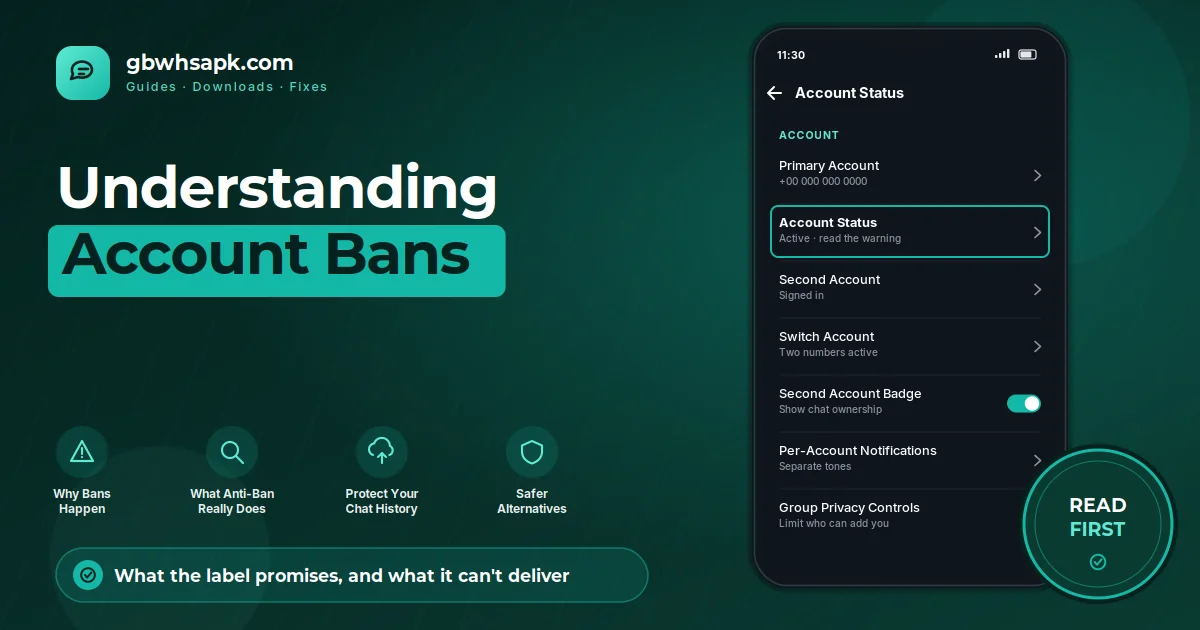 GB WhatsApp Guia anti-ban featured visual