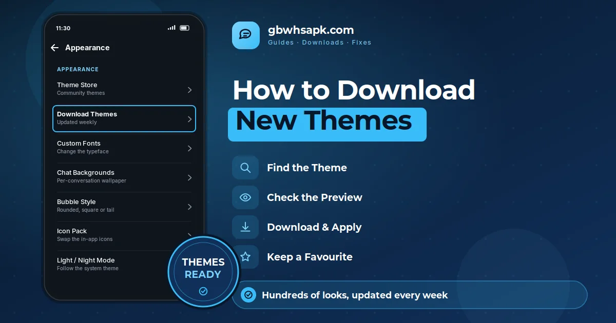 Como baixar GB WhatsApp Temas supporting visual