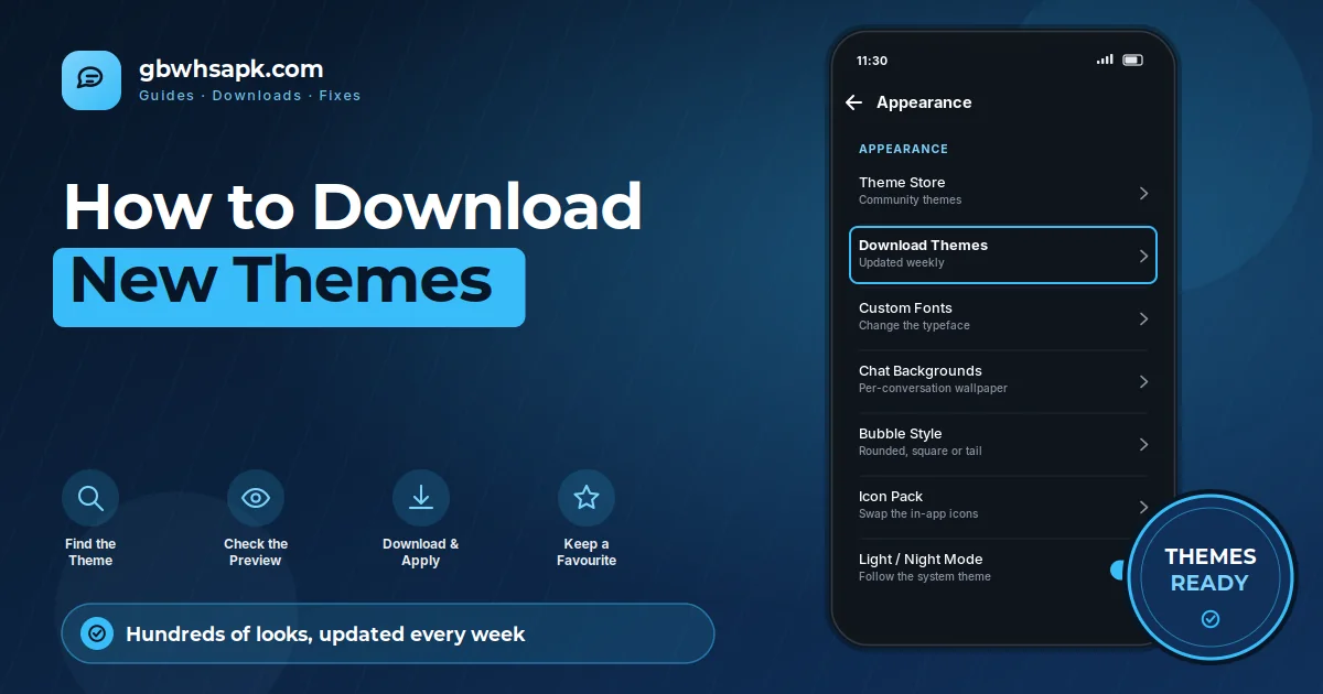 Como baixar GB WhatsApp Temas featured visual