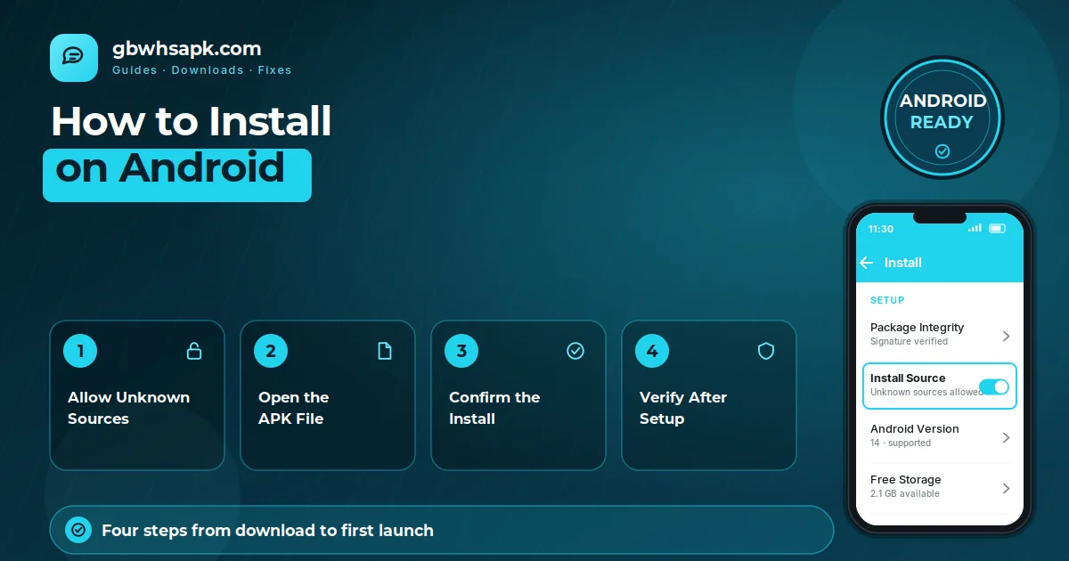 Como instalar GB WhatsApp on Android supporting visual